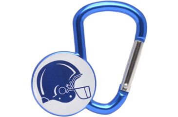 Image of KeyGear Sporty Carabiner, Football, 50-KEY0232-00, Blue 50-KEY0232-00