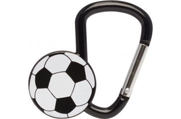 Image of KeyGear Sporty Carabiner, Soccer, 50-KEY0231-01, Black 50-KEY0231-01