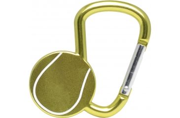 Image of KeyGear Sporty Carabiner, Tennis, 50-KEY0235-06, Yellow 50-KEY0235-06