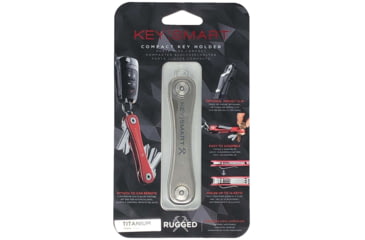 Image of KeySmart KeySmart Rugged Compact Key Holder, Titanium, KS607-TI