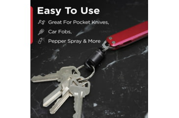 Image of KeySmart MagConnect Pro Locking Magnetic Quick Connect, Black, KS847-BLK