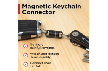 Image of KeySmart MagConnect Pro Locking Magnetic Quick Connect, Black, KS847-BLK