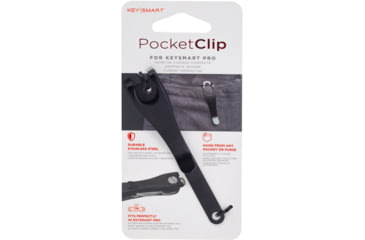 Image of KeySmart Pocket Clip for KeySmart Key Holders, Black, KS800-BLK