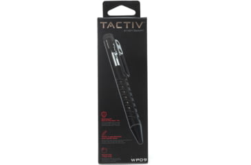 Image of KeySmart Tactiv WP09 Bolt-Action Waterproof Pen, Black, KS373-BLK