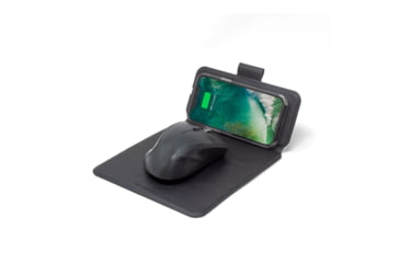 Image of KeySmart TaskPad Mini Wireless Charging Mousepad, Black, KS503-BLK