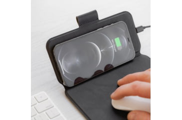 Image of KeySmart TaskPad Mini Wireless Charging Mousepad, Black, KS503-BLK