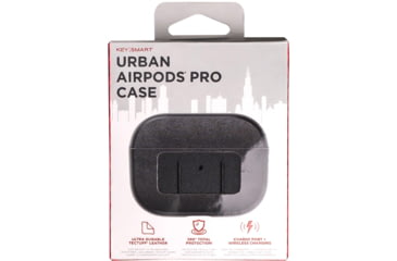 Image of KeySmart Tectuff AirPods Pro Case, Black, KS839-BLK