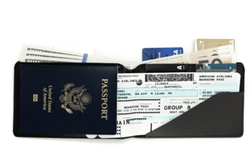 Image of KeySmart Urban Union Passport Wallet, Black, KS838-BLK