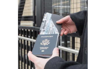 Image of KeySmart Urban Union Passport Wallet, Black, KS838-BLK