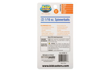Image of Kid Casters Kid Casters Spinning Bait, 2 Per Pack, Multicolor, KC2SB1-16