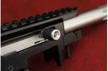 Image of KIDD Innovative Design Bolt Handle Charging Assembly w/Guide Rod &amp; Springs For Ruger 10/22, Viton, Silver, 22GRSK-SV