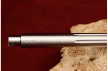 Image of KIDD Innovative Design Fluted 18 Inch Match Stainless Steel Bull Barrel Bead, Polished, Silver, 22BRL-SS-F-18-POL