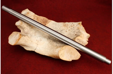 Image of KIDD Innovative Design Fluted 18 Inch Match Stainless Steel Bull Barrel Bead, Polished, Silver, 22BRL-SS-F-18-POL