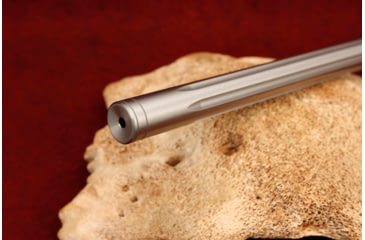 Image of KIDD Innovative Design Fluted 18 Inch Match Stainless Steel Bull Barrel Bead, Polished, Silver, 22BRL-SS-F-18-POL
