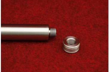 Image of KIDD Innovative Design Ruger 10/22, .22LR Caliber Threaded Rifle Barrel, 6in, Bull, Non-Fluted, Polished, Silver, KIDD- 22BRL-SS-6-POL-TC