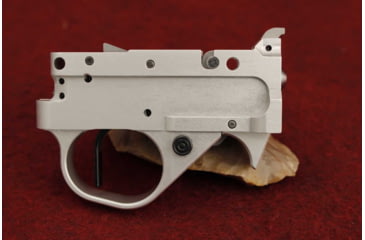 Image of KIDD Innovative Design Two Stage Trigger Unit For Ruger 1022, Straight Extended, Silver Black, TG2-S-BS-X