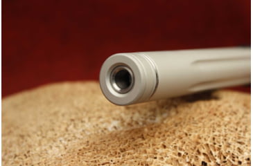 Image of KIDD Innovative Design Ultra Lightweight Fluted Bull Threaded Capped Barrel For Ruger 10/22, Silver, 22BRL-UL-S-TC