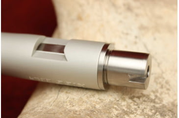 Image of KIDD Innovative Design Ultra Lightweight Fluted Bull Threaded Capped Barrel For Ruger 10/22, Silver, 22BRL-UL-S-TC