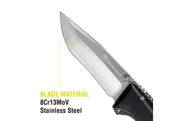 Image of Kilimanjaro Gear Allatro Assisted Open Folding Knife,3.6in, Black G10 Handle,Plain Blade KJ910116