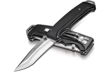Image of Kilimanjaro Gear Allatro Assisted Open Folding Knife,3.6in, Black G10 Handle,Plain Blade KJ910116