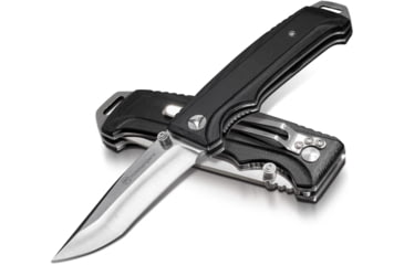 Image of Kilimanjaro Gear Allatro Folding Knife,3.6in, Black G10 Handle,Plain Blade KJ910018