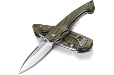 Image of Kilimanjaro Gear Firma Folding Knife,3.2in Plain Blade,OD Green Handle KJ910016