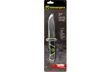 Image of Kilimanjaro Gear Kibo Survival Fixed Blade Knife,4.75in, Black Handle, Black ComboEdge KJ910091