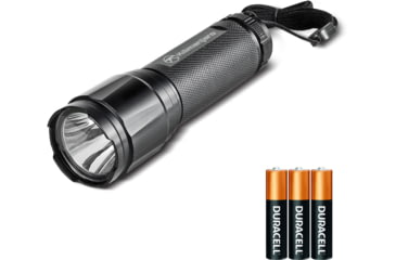 Image of Kilimanjaro Gear LED Tactical Flashlight, Black, 250 Lumens, 3 AAA Included KJ910079, EDEMO1