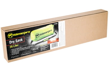 Image of Kilimanjaro Gear Lightweight 20L Drybag, 70D Nylon, Waterproof, Green, 20 Liter, 910268E
