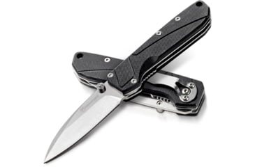 Image of Kilimanjaro Gear Prota Assisted Open Folding Knife,2.6in, Black G10 Handle,Plain Blade KJ910200