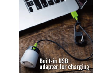 Image of Kilimanjaro Gear The Lumavine Rechargeable Mini LED Lantern, Lithium ION, 11-40 Lumen, Green, 910271E