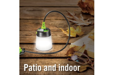 Image of Kilimanjaro Gear The Lumavine Rechargeable Mini LED Lantern, Lithium ION, 11-40 Lumen, Green, 910271E