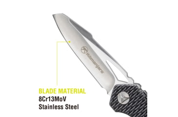 Image of Kilimanjaro Gear Vello Folding Knife/Multi Tool,3.7in, Black G10 handle,Plain Blade KJ910036