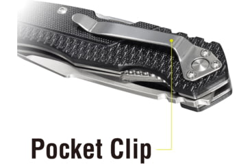 Image of Kilimanjaro Gear Vello Folding Knife/Multi Tool,3.7in, Black G10 handle,Plain Blade KJ910036
