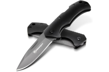 Image of Kilimanjaro Gear Victus Folding Knife,2.5in, Black Handle, Black Plain Edge KJ910086