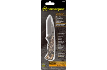 Image of Kilimanjaro Gear Victus Folding Knife,3in,Camo Handle, Black Plain Edge KJ910089