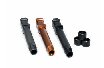 Image of Killer Innovations Sancer Threaded Pistol Barrel, Glock 17 Gen 5, 9mm Luger, 1-10 Twist, 1/2 x28 Thread, 416R Steel, TiCN, Copper, GLKBT372CPR