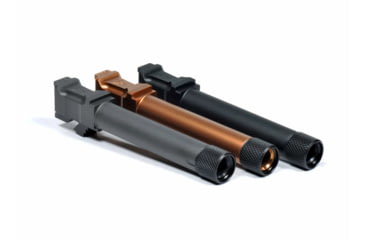 Image of Killer Innovations Sancer Threaded Pistol Barrel, Glock 17 Gen 5, 9mm Luger, 1-10 Twist, 1/2 x28 Thread, 416R Steel, TiCN, Copper, GLKBT372CPR
