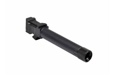 Image of Killer Innovations Sancer Threaded Pistol Barrel, Glock 17 Gen 1-4, 9mm Luger, 1-10 Twist, 1/2 x28 Thread, 416R Steel, DLC, Black, GLKBT371DLC