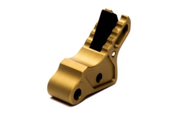 Image of Killer Innovations Velocity CZ P10 C/F Trigger, FDE w/ Black Safety, 4.7lb Pull Weight, Anodized 6061 T6 Aluminum, CZTG349FDEB