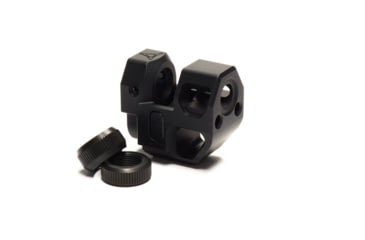 Image of Killer Innovations Velocity CZP10C Barrel Compensator, Anodized, Black, VAP10CBLK