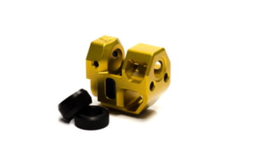Image of Killer Innovations Velocity CZP10C Barrel Compensator, Anodized, Gold, VAP10CGLD