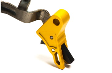 Image of Killer Innovations Velocity Trigger, 5.5 lb, Glock 17/17L/19/22/23/26/27/31/32/33/34/35 Gen 1-4, Gold w/Black Safety, VATRIGGLDB