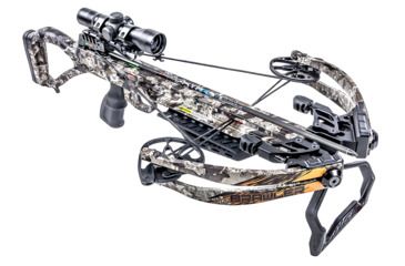 Image of Killer Instinct Brawler Crossbow w/ Lumix 4 x 32 IR-W Scope, Rope Cocker, String Suppressors, 5-Bolt Quiver, 3 HYPR Lite Bolts and Field Tips, Stick of Rail Lube, Chaos Brown, 185lbs, 1102