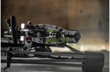 Image of Killer Instinct Ripper 415 Crossbow w/ Lumix 4 x 32 IR-W Scope, Rope Cocker, String Suppressors, 5-Bolt Quiver, 3 HYPR Lite Bolts and Field Tips, Stick of Rail Lube, Chaos Green, 200lbs, 1105