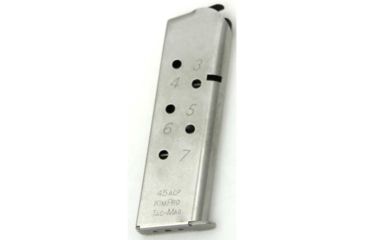 Image of Kimber Kimpro TacMagazine 1911 45 ACP, Stainless Steel 7-Round Magazine KIM1100720A