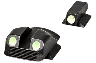 Image of Kimber Micro Square-Notch Tritium Pistol Night Sight Set, Green/Tritium Front, Green/Tritium Rear, Black, ML11229