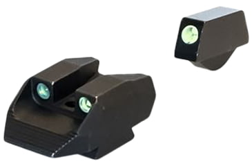 Image of Kimber K6S Square-Notch Tritium Pistol Night Sight Set, Green/Tritium Front, Green/Tritium Rear, Black, ML11231