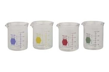 Image of Kimble/Kontes KIMAX Brand Griffin Beakers, Low Form, Double Scale, Borosilicate Glass 14000 100