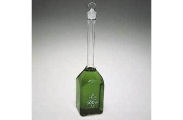 Image of Kimble/Kontes KIMAX Volumetric Flasks, Square, [ST] Stopper, Class A, Kimble Chase 28040-50